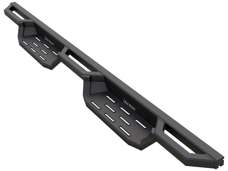 APS Black Square Tube Drop Style Nerf Bars