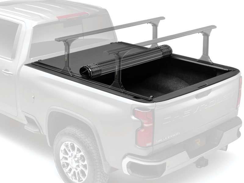 BAK Revolver X4 TS Hard Roll-Up Tonneau Cover w/ T-Slot Rails