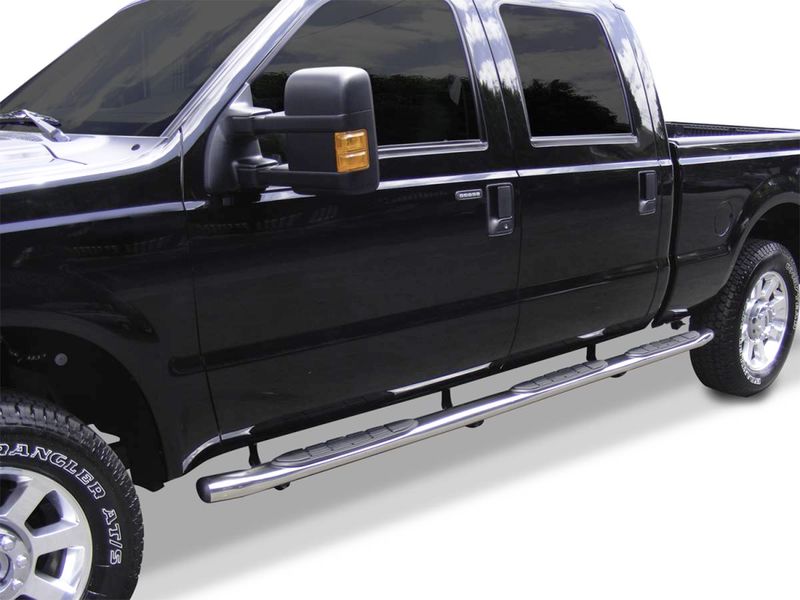 Big Country 4" Stainless Curved Oval Wheel To Wheel Side Steps