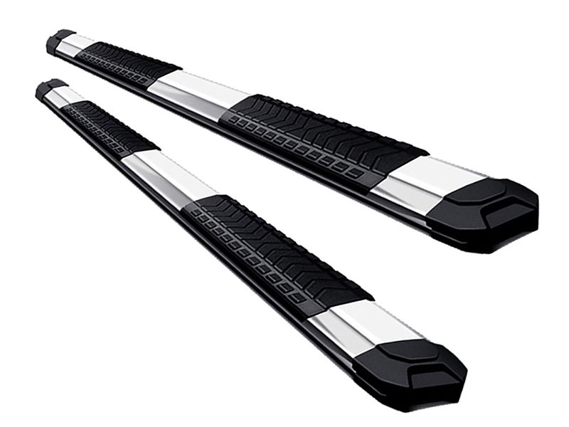 Black Horse Cutlass Polished Aluminum Running Boards