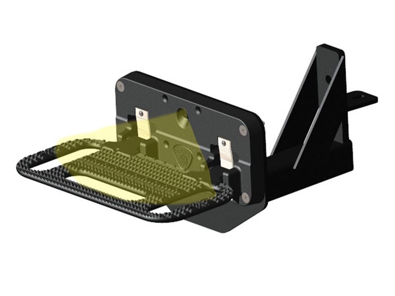 Carr HD Mega LED Ladder Rack Step XP3 Black