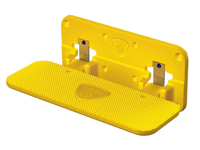 Carr Mega Flat Mount Step XP7 Safety Yellow