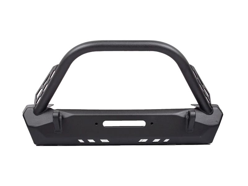 CrawlTek Pyro Stubby Front Bumper with Flat Top Stinger
