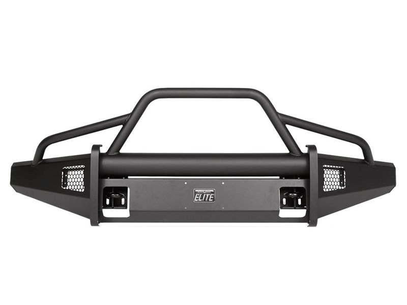 Fab Fours Black Steel Elite Pre-Runner Front Bumper