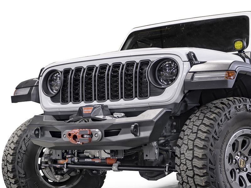 Fab Fours Ghost Stubby Winch Front Bumper