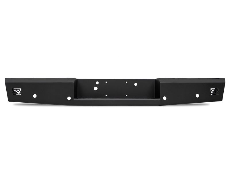 Fab Fours Red Steel Rear Bumper