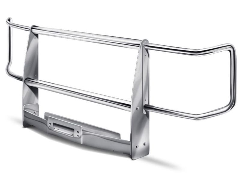 Go Industries Chrome Winch Grille Guard