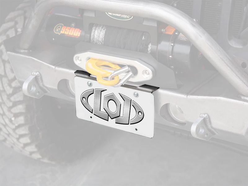 LoD Offroad Destroyer Front Bumper License Plate Mount