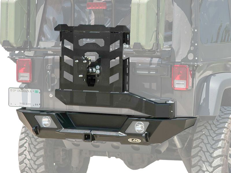 LoD Offroad Destroyer Shorty Rear Bumper with Tire Carrier