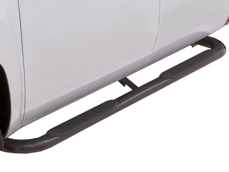 Lund 4" Curved Oval Black Nerf Bars