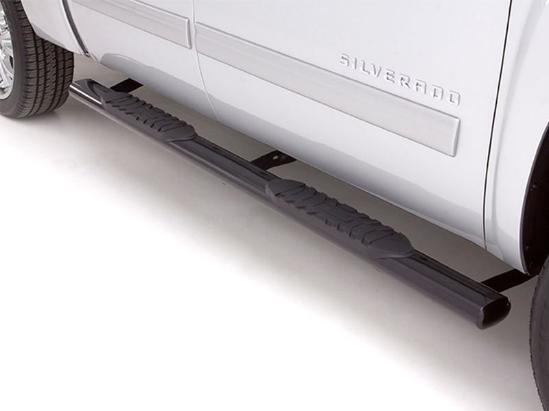 Lund 5" Straight Oval Black Nerf Bars
