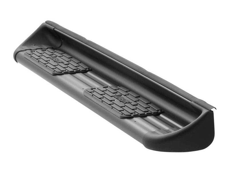 Luverne Textured Black Side Entry Steps