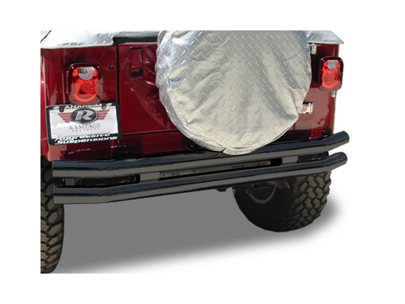 Rampage Jeep Tubular Double Tube Rear Bumper