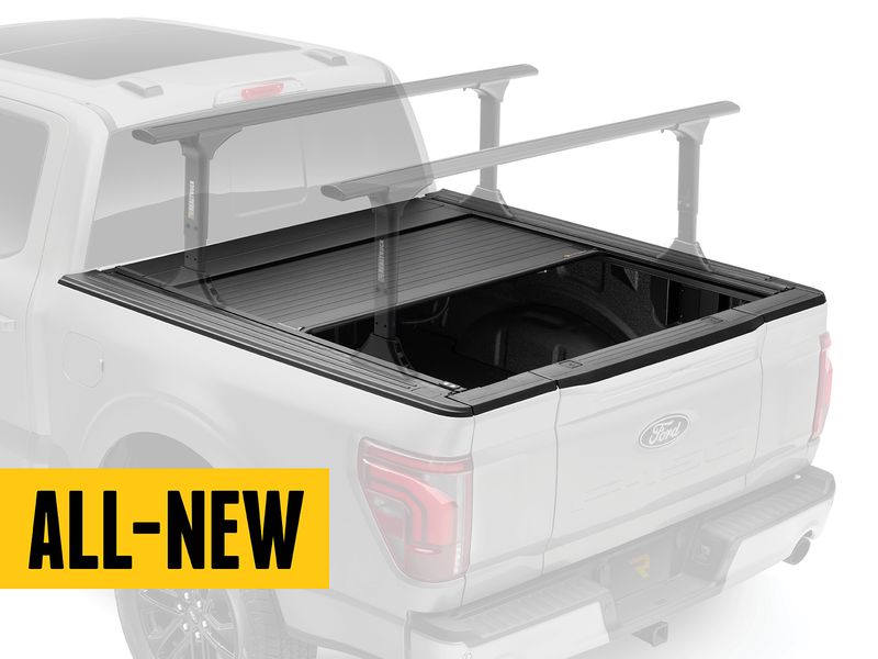 RealTruck FlushFit ERC-4000 Electric Retractable Tonneau Cover w/ T-Slot Rails