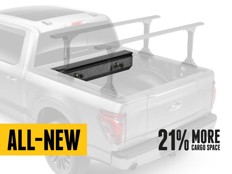 RetraxPro EZ-OFF FRC-4000 Full Bed Access Manual Retractable Tonneau Cover w/ T-Slot Rails