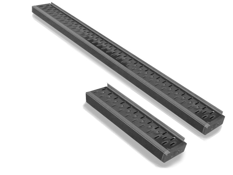 Romik RPD-C Black Van Running Boards