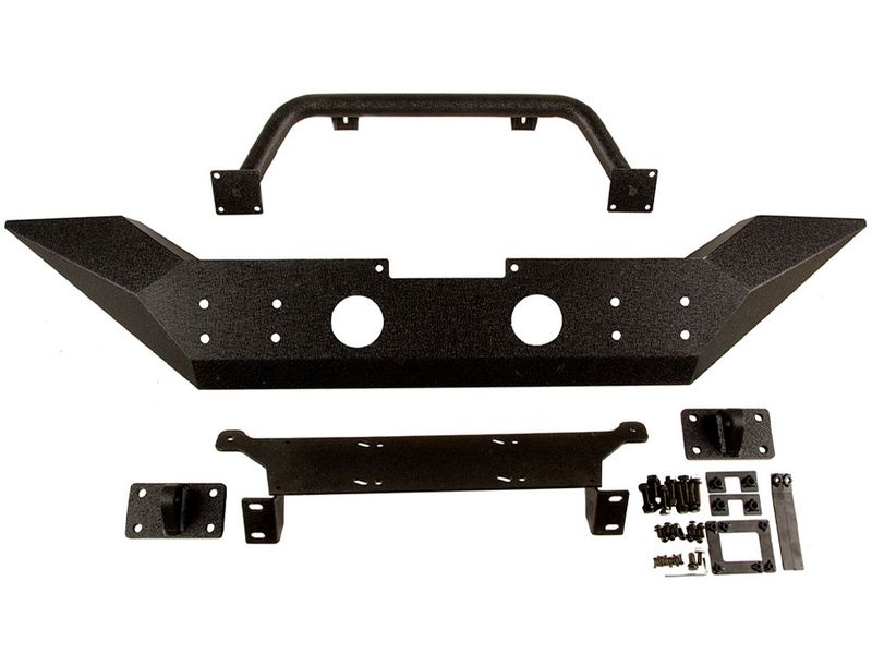 Rugged Ridge Spartan High-Clearance Front Bumper with Overrider