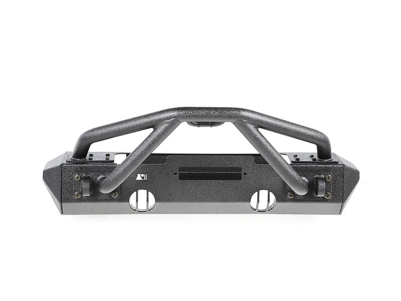Rugged Ridge XHD Stubby Front Bumper with Striker