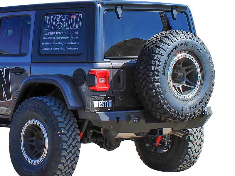 Westin WJ2 Tire Carrier Rear Bumper